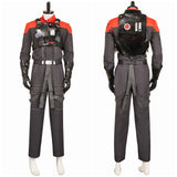 Andor Season 2 Cassian Andor Black Orange Full Set Cosplay Costume Outfits Halloween Carnival Suit