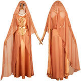 Andor Season 2 Mon Mothma Golden Outfit Cosplay Costume Outfits Halloween Carnival Suit
