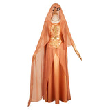 Andor Season 2 Mon Mothma Golden Outfit Cosplay Costume Outfits Halloween Carnival Suit