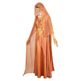 Andor Season 2 Mon Mothma Golden Outfit Cosplay Costume Outfits Halloween Carnival Suit
