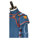 Andor Season 2 Syril Karn Blue Uniform Outfit Cosplay Costume Outfits Halloween Carnival Suit
