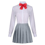 Anime 2.5 Dimensional Seduction Ririsa Amano Women Blue JK Uniform Cosplay Costume