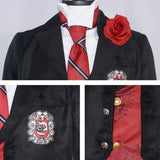 Anime Black Butler Season 4: Public School Arc Edgar Redmond Black Outfit Cosplay Costume