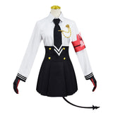 Anime Blue Archive The Animation Shiromi Iori Women Black Uniform Dress Cosplay Costume