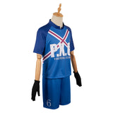 Anime Blue Lock Charles Chevalier Blue Team Uniform Cosplay Costume Outfits Halloween Carnival Suit