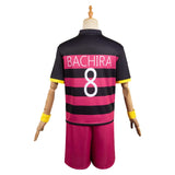 Anime Blue Lock Meguru Bachira Red Team Uniform Cosplay Costume Outfits Halloween Carnival Suit