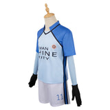 Anime Blue Lock Nagi Seishiro Blue Team Uniform Cosplay Costume Outfits Halloween Carnival Suit