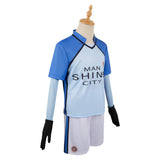 Anime Blue Lock Nagi Seishiro Blue Team Uniform Cosplay Costume Outfits Halloween Carnival Suit