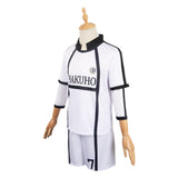 Anime Blue Lock Nagi Seishiro White Uniform Cosplay Costume Outfits Halloween Carnival Suit