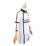 Anime Blue Lock Nagi Seishiro White Uniform Cosplay Costume Outfits Halloween Carnival Suit