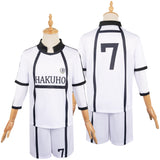 Anime Blue Lock Nagi Seishiro White Uniform Cosplay Costume Outfits Halloween Carnival Suit