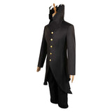 Anime Dandadan Ken Takakura Black Outfit Cosplay Costume Outfits Halloween Carnival Suit