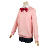 Anime Dandadan Momo Ayase Women Pink Uniform Dress Cosplay Costume Outfits Halloween Carnival Suit