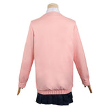 Anime Dandadan Momo Ayase Women Pink Uniform Dress Cosplay Costume Outfits Halloween Carnival Suit