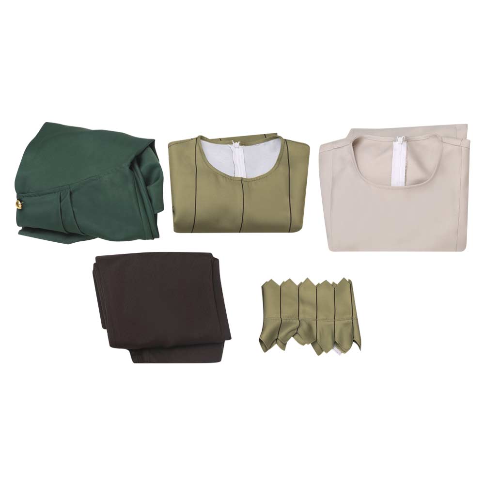 Mithrun Delicious in Dungeon Mithrun Green Outfit Cosplay Costume Outfits Hall ...