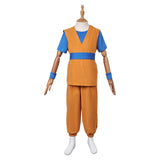 Anime Dragon Ball DAIMA 2024 Son Goku Kids Children Yellow Outfit Cosplay Costume