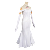 Anime Emilia Women White Dress Cosplay Costume Outfits Halloween Carnival Suit