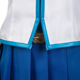 Anime Fairy Tail Lucy Heartfilia Women Blue Dress Cosplay Costume Outfits Halloween Carnival Suit