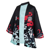 Anime Girls Band Cry 2024 Nina Iseri Black Haori Coat Cosplay Costume Outfits Halloween Carnival Suit