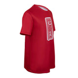 Anime Girls Band Cry 2024 Nina Iseri Red T-shirt Cosplay Costume Outfits Halloween Carnival Suit