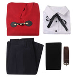 Anime Girls Band Cry 2024 Nina Iseri Women Red Outfit Cosplay Costume Outfits Halloween Carnival Suit