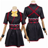 Anime Girls Band Cry 2024 Subaru Awa Black Dress Cosplay Costume Outfits Halloween Carnival Suit