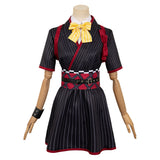 Girls Band Cry 2024 Subaru Awa Black Dress Cosplay Costume Outfits Halloween Carnival Suit