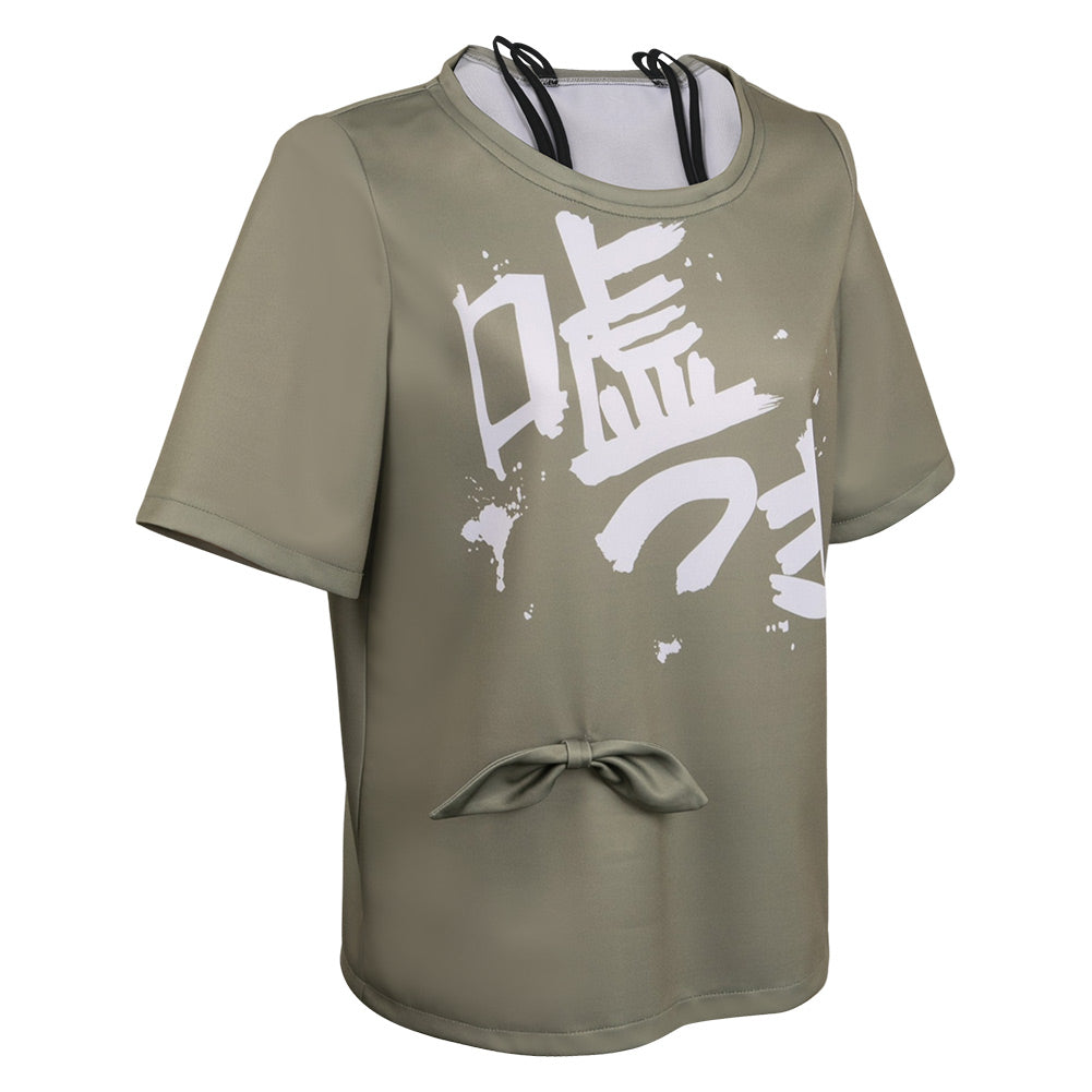 Girls Band Cry 2024 Subaru Awa Green Unisex T-shirt Cosplay