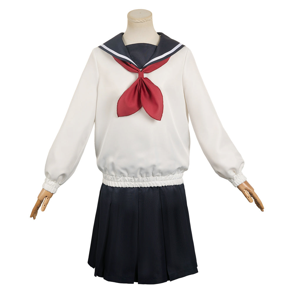 Anime How to Become Ordinary Yuki Osanai Women White Uniform Dress Cos –  TrendsinCosplay