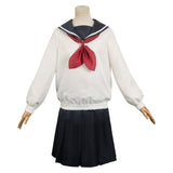 Anime How to Become Ordinary Yuki Osanai Women White Uniform Dress Cosplay Costume