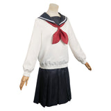 Anime How to Become Ordinary Yuki Osanai Women White Uniform Dress Cosplay Costume