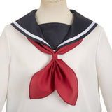 Anime How to Become Ordinary Yuki Osanai Women White Uniform Dress Cosplay Costume