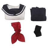 Anime How to Become Ordinary Yuki Osanai Women White Uniform Dress Cosplay Costume