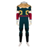 Anime Izuku Midoriya Green Jumpsuit Full Set Outfit Cosplay Costume Outfits Halloween Carnival Suit