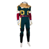 Anime Izuku Midoriya Green Jumpsuit Full Set Outfit Cosplay Costume Outfits Halloween Carnival Suit