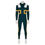 Anime Izuku Midoriya Green Jumpsuit Full Set Outfit Cosplay Costume Outfits Halloween Carnival Suit