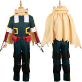 Anime Izuku Midoriya Green Outfit Combat Suit Cosplay Costume Outfits Halloween Carnival Suit