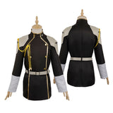 Anime Kaiju No. 8 Soshiro Hoshina Black Coat Cosplay Costume Outfits Halloween Carnival Suit