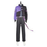 Anime Kaiju No. 8 Soshiro Hoshina Purple Outfit Cosplay Costume Outfits Halloween Carnival Suit