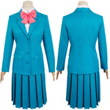 Anime Kimi ni Todoke: From Me to You 2024 Kuronuma Sawako Women Blue Uniform Dress Cosplay Costume