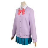 Anime Kimi ni Todoke: From Me to You 2024 Ume Kurumizawa Women Purple Uniform Dress Cosplay Costume