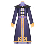 Anime Konosuba: God's Blessing on this Wonderful World! Wiz Women Purple Outfit Cosplay Costume