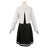 Anime Look Back Ayumu Fujino Women White Dress Cosplay Costume Outfits Halloween Carnival Suit