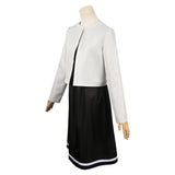 Anime Look Back Ayumu Fujino Women White Dress Cosplay Costume Outfits Halloween Carnival Suit