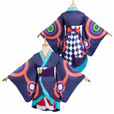 Anime Mononoke Kusuriuri Medicine Seller Blue Kimono Cosplay Costume Outfits Halloween Carnival Suit