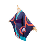 Anime Mononoke Kusuriuri Medicine Seller Blue Kimono Cosplay Costume Outfits Halloween Carnival Suit