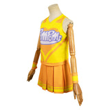 Anime Na Nare Hana Nare Anna Aveiro Kanata Misora Suzuha Obunai Women Yellow Dress Cosplay Costume