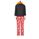 Anime One Piece Brook Two Years Later Black Suit Cosplay Costume Outfits Halloween Carnival Suit