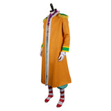 Anime One Piece Buggy Yellow Outfit Cosplay Costume Outfits Halloween Carnival Suit