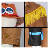 Anime One Piece Portgas D. Ace Brown Outfit Cosplay Costume Outfits Halloween Carnival Suit